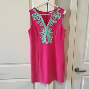 Crown & Ivy Hot Pink Shift Dress | Size M